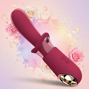 Jouets sexuels Zope PINKZOOM pour elle, stimulateur clitoridien vibrant avec effet <span class=keywords><strong>de</strong></span> léchage <span class=keywords><strong>de</strong></span> langue, bâton <span class=keywords><strong>de</strong></span> massage vibrant 2 en 1, vibrateur suceur vaginal - Product Image 1