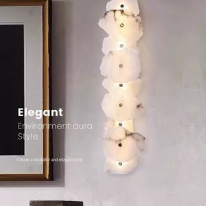 Nueva lámpara de pared de mármol de diseño, modelo para habitación, dormitorio, mesita de noche, sala de estar, pared de fondo, iluminación creativa moderna y personalizada - Product Image 5