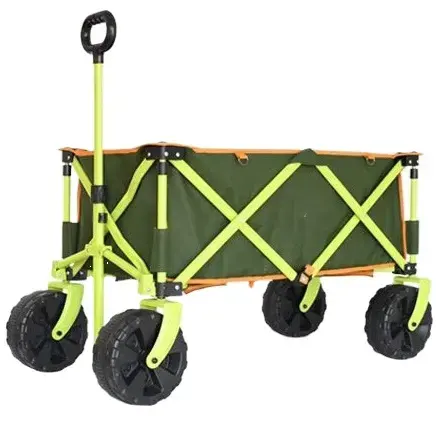 Freiluft-Camping Picknick Strand-Trolley-Handwagen Schwerlast Strand-Camping-Wagen-Wagen