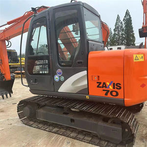 Mini pelleteuse d'occasion Hitachi 70 ZX70 ZX55 ZX70 6 tonnes 7 tonnes pelleteuse hydraulique sur chenilles originale du Japon bon marché à vendre - Product Image 1