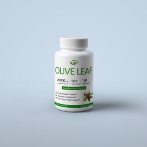Capsules d'extrait de feuille d'olivier en marque privée OEM/ODM, 20% d'oléuropéine pour le soutien immunitaire, complément alimentaire antioxydant - Product Image 1