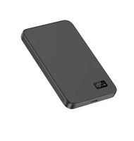 Chargeur portatif magnétique en alliage d'aluminium à affichage numérique à charge rapide 5000/10000mAh