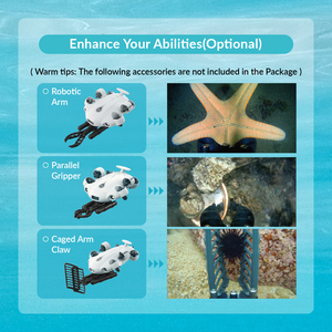 กล้อง Fifish V-evo AI Visual Floating Stop Lock กล้อง 4k HD หุ่นยนต์สำรวจปลาพร้อมระบบถ่ายภาพอัจฉริยะ - Product Image 6