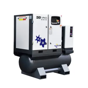 HANDE personalizza 15KW 20KW 16 Bar essiccatore d'aria refrigerato filtro aria a 4 stadi 400L serbatoio compressore d'aria a vite per macchina tagliata al Laser