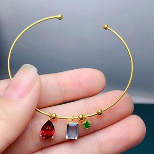 Bon Prix Offre Spéciale Bonne Chance Infinity Femme <span class=keywords><strong>Tendance</strong></span> Bracelet en argent sterling 925 avec pierres naturelles - Product Image 4