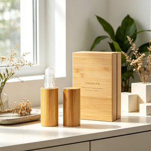 Flacon cosmétique en bois haut de gamme personnalisé pour savon liquide avec logo sur mesure, style européen, contenant de savon rechargeable - Product Image 4