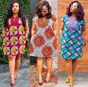ankara style robe courte