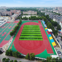 UV-Beständige Gummi-Laufbahn Vorgefertigte Athletik-Laufbahn Bodenmatten Verbundkunststoff für Leichtathletik