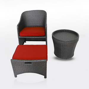<span class=keywords><strong>Fauteuil</strong></span> en <span class=keywords><strong>rotin</strong></span> résine robuste 5 pièces, <span class=keywords><strong>petit</strong></span> espace, mobilier d'extérieur, patio, <span class=keywords><strong>fauteuil</strong></span> d'appoint en <span class=keywords><strong>rotin</strong></span> PE avec repose-pieds pour véranda - noir - Product Image 4