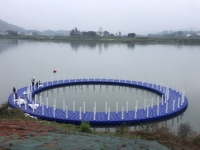 Sistema de Muelle de Pontón Flotante Modular de HDPE para Embarcaciones, Jet Skis, Yates y Marinas con Conexión de Bisagra Durad