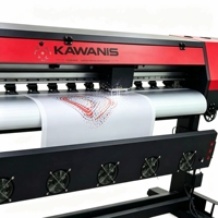 Impresora Eco Solvente XP600 I3200 para Impresión de Pancartas Colgantes, Plotter de Inyección de Tinta Digital de Gran Formato de 1.3m 1.6m