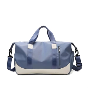 Vietnam Women <b>Waterproof</b> Weekender Overnight with Shoe Compartment Wet Pocket Nylon Sports Tote Gym <b>Bag</b> - Product Image 2