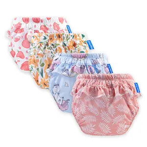 Happyflute Reusable Baby Swim Diaper Swimwear Diapers Mesh Fabric Baby Swim Pants Wholesale