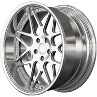 Fabricant Grossiste Jantes en Alliage d'Aluminium Forgées sur Mesure, 2 Pièces, Multi-Rayons, Profondes, 18-22 Pouces, Neuves, 25mm, Peintes