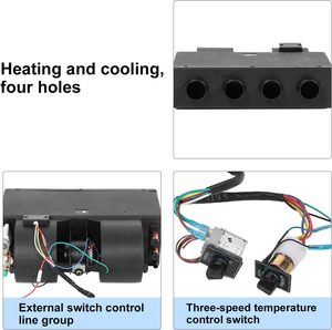 Unidad de Ensamblaje del Evaporador del Aire Acondicionado y Kit de Calefacción de 12V para Automóvil y Camión - Product Image 5