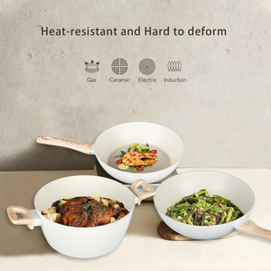 Juego Completo <span class=keywords><strong>de</strong></span> 12 Piezas <span class=keywords><strong>de</strong></span> Utensilios <span class=keywords><strong>de</strong></span> Cocina Antiadherentes <span class=keywords><strong>de</strong></span> Mármol, Juego <span class=keywords><strong>de</strong></span> Sartenes Wok Multiusos para Cocinar en Casa a Diario - Product Image 1