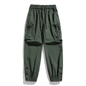 Shorts personnalisés avec logo pour hommes, été 2025, automne/hiver, salopette élastique, pantalon décontracté ample pour hommes, pantalon camouflage tendance - Product Image 5