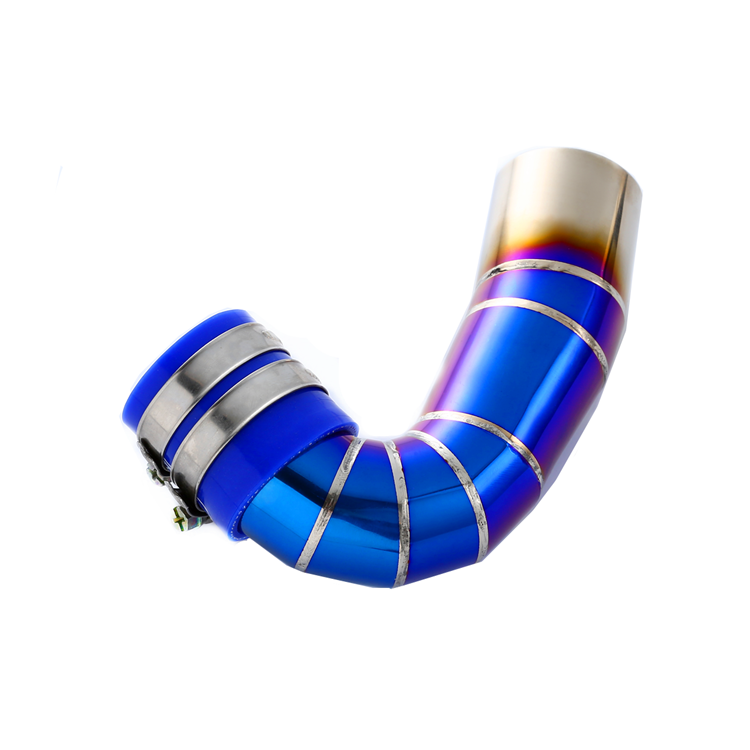 Applicable toWAVE125 motorcycle refitting accessories stainless steel blue burning air filter intake pipe motorcycle accessories