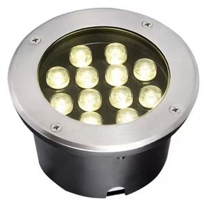 Ip65 3w 6W 9W 12w 18w 24w 100mm Plancher Ip65 Encastré Pont Enterré Paysage Sol Enterré Lampe <span class=keywords><strong>Led</strong></span> Inground Lumière - Product Image 1