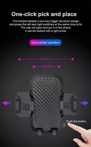 ที่ยึดโทรศัพท์มือถือในรถยนต์ที่วางโทรศัพท์บนแดชบอร์ดแท่นวางมีช่องแอร์และที่ยึดถ้วยดูดสำหรับชาร์จและแท่นวางโทรศัพท์มือถือในรถยนต์ - Product Image 4