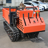 Camion benne sur chenilles à moteur diesel, agricole et domestique, capacité de charge 2 tonnes, tout-terrain, faible entretien