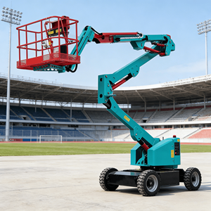 Nouvelle plateforme élévatrice articulée électrique remorquable de 10m à 22m pour usage domestique et vente au détail, avec câble de levage - Product Image 3