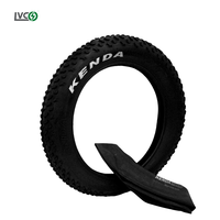 Pneu de vélo électrique LVCO Kenda 20x4.0 noir durable pour Fat Bike, 20 pouces, neige et plage, à prix abordable