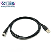Kabel Konektor M8 3 Pin Female ke USB 2.0 dengan Kode untuk Komisioning IO-Link Master