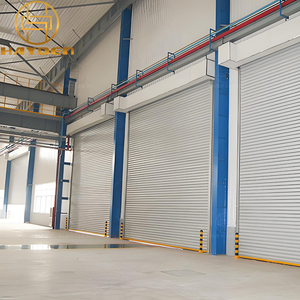 Puerta <span class=keywords><strong>Enrollable</strong></span> Eléctrica Automática de Acero, Compre Puerta <span class=keywords><strong>Enrollable</strong></span> de Importación China, Puerta <span class=keywords><strong>Enrollable</strong></span> Comercial Resistente al Viento - Product Image 1