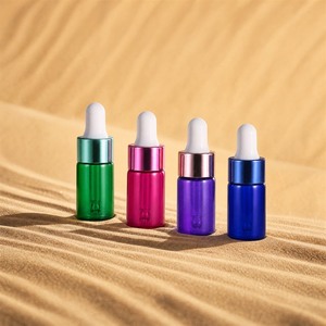Glass Pipette <b>Bottle</b> Colored Cap Empty Cosmetic Dropper <b>Bottle</b> for Serum and <b>Oil</b> Wholesale Bulk OEM ODM Supplier - Product Image 6