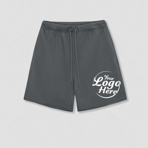 Pantalones Cortos de Algodón Suave de 380G para Hombre, Diseño Relajado en Tonos Tierra, Personalizables - Product Image 5