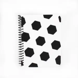 A6 Custom New design silicone cover football soccer note book,daily planner,cute kids boys journal notebook for school office