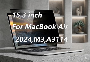 Magnetic <b>Privacy</b> <b>Screen</b> <b>Protector</b> MacBook Air 15.3inch 2024 Removable Laptop <b>Privacy</b> Scree - Product Image 1
