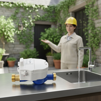 Lecteur d'impulsions sans fil pour compteurs d'eau alimenté par batterie LoRaWAN/NB-IoT pour solutions de mesure intelligente