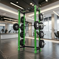 Rack de Sentadillas Comercial de Alta Resistencia con Barra de Dominadas, Equipo de Gimnasio Multifuncional para Entrenamiento de Fuerza