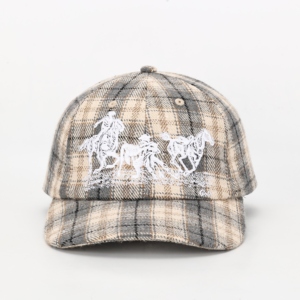 BSCI OEM bán buôn tùy chỉnh chất lượng cao Thêu Logo 6 Bảng điều chỉnh thể thao CHA hat, checke len gorras, Mens hợp thời trang Mũ bóng chày - Product Image 2