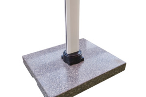 Paraguas para exteriores Paraguas para jardín Paraguas de columna media <span class=keywords><strong>Base</strong></span> universal Mármol 22kg Granito - Product Image 3