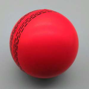 Balle anti-stress en forme de cricket personnalisable avec logo imprimé en PU, anti-mousse, pour la relaxation - Product Image 5