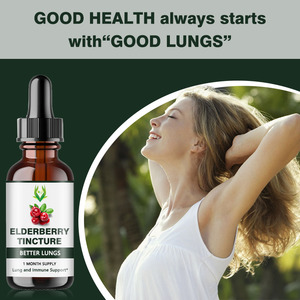 โอเอ็มบริสุทธิ์เอลเดอร์เบอร์รี่ของเหลวหยดอาหารเสริมเสริมภูมิคุ้มกันสารสกัดจากสมุนไพรทิงเจอร์เอลเดอร์เบอร์รี่ - Product Image 6