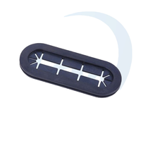 Garnitures de protection pour armoires électriques AXIS, passe-câbles ovales en silicone/EPDM/NBR/NR, garnitures de câbles en caoutchouc de haute qualité sur mesure