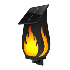 Lámpara de Pared LED Solar Moderna con Sensor de <span class=keywords><strong>Luz</strong></span>, Impermeable IP64, 10W, 3500K, Diseño de Marco para Iluminación de Jardín y Caminos - Product Image 1