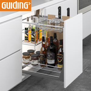 Chino de laminación gabinete Instalación fácil sacar la cesta del Gabinete de <span class=keywords><strong>cocina</strong></span> del cuchillo del cajón de los <span class=keywords><strong>organizadores</strong></span> - Product Image 2