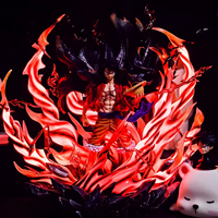 Figura de PVC de 40 cm de Monkey D. Luffy de One Piece, Sombrero de Paja, Isla Fantasma, Haoshoku Haki, Dibujos Animados Japoneses, Juguete Coleccionable, Estatua de Anime