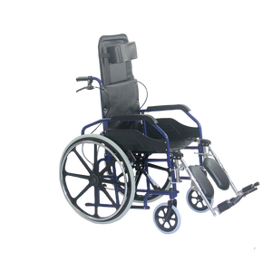Draagbare Vouwen Medische Rolstoel Voor Gehandicapten Liggende Commode Handleiding Rolstoel - Product Image 6