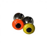 20 ans d'expérience fabricant fournit des perles d'haltères en tungstène en forme d'yeux colorés pour accessoires de pêche en plein air