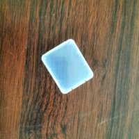 Boîtes en plastique rectangulaires transparentes minuscules, mini contenants fins pour les collations, les concentrés, les extraits, bonne étanchéité, stockage