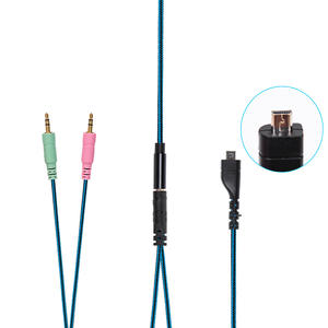 สายสัญญาณเสียงสำหรับชุดหูฟังสำหรับเล่นเกม <span class=keywords><strong>arctis</strong></span> 3, <span class=keywords><strong>5</strong></span>, Pro ไร้สายแบบสายถักเปีย7 - Product Image 2