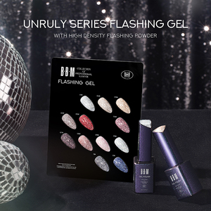 BBM série indisciplinée Gel clignotant vernis à ongles de haute qualité brillant Nail Art Gel à la mode Polis pour la beauté des ongles - Product Image 4