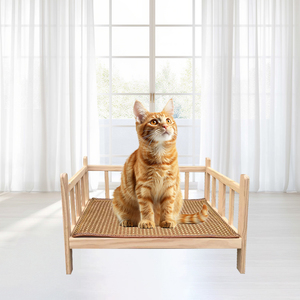 Casa <span class=keywords><strong>para</strong></span> <span class=keywords><strong>Mascotas</strong></span> Desmontable con Camas de Madera <span class=keywords><strong>para</strong></span> Perros y Gatos, Diseño que Ahorra Espacio <span class=keywords><strong>para</strong></span> <span class=keywords><strong>Apartamentos</strong></span> - Product Image 3