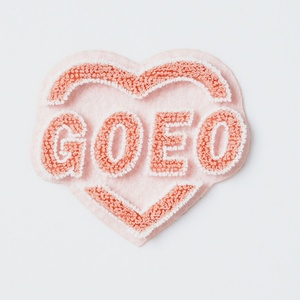 Tùy Chỉnh Hình Trái Tim Bàn Chải Đánh Răng Thêu Các Bản Vá Lỗi Phù Hiệu Dệt Thiết Kế Thương Hiệu Riêng Cho Quần Áo Phù Hiệu Trang Trí - Product Image 5